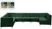 Alina - 8 Piece Velvet Modular Sectional