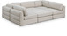 Beckham - 6 Piece Modular U-Shaped Armless Sectional