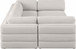 Beckham - 6 Piece Modular U-Shaped Armless Sectional