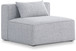 Cube - Linen Armless Chair