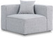 Cube - Linen Corner Chair