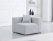 Cube - Linen Corner Chair