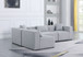 Cube - Linen 4 Piece Modular Corner Sectional
