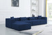 Cube - Linen 5 Piece Modular Sectional With Chaise