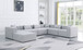 Cube - Linen 7 Piece Modular Sectional