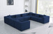 Cube - Linen 8 Piece Modular Sectional