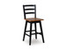 Wildenauer - Brown / Black - Tall Swivel Barstool (Set of 2)