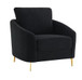 Lila Contemporary Living Room Set in Fabric