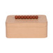 11" Box Wood Beaded Handle - Light Brown