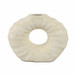 12" Ridged Open Cut-Out Terracotta Vase - Ivory