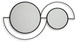 Shayham - Black - Accent Mirror