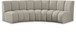 Infinity - 3 Piece Modular Sectional - Light Brown