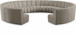 Infinity - 11 Piece Modular Sectional - Light Brown