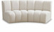 Infinity - 2 Piece Modular Sectional - Cream