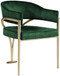 Madelyn - Dining Chair (Set of 2) - Green - Fabric