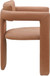 Brenda - Faux Leather Dining Chair (Set of 2) - Cognac