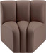 Arc - Faux Leather Curved Corner Chair