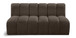 Arc - Boucle Fabric 2 Seats Modular Sofa