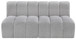 Arc - Boucle Fabric 2 Seats Modular Sofa