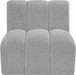 Arc - Boucle Fabric Straight Chair