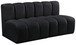 Arc - Velvet 2 Seats Modular Sofa