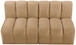 Arc - Velvet 2 Seats Modular Sofa