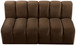 Arc - Velvet 2 Seats Modular Sofa