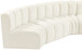 Arc - Velvet Modular U-Shaped Sectional