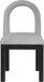 Conrad - Linen Dining Chair With Black Legs