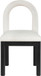 Conrad - Linen Dining Chair With Black Legs