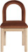 Conrad - Velvet Dining Chair With Natural Legs