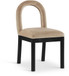 Conrad - Velvet Dining Chair With Black Legs