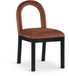 Conrad - Velvet Dining Chair With Black Legs