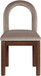 Conrad - Velvet Dining Chair With Brown Legs