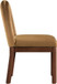 Conrad - Velvet Dining Chair With Brown Legs