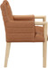Aimee - Dining Arm Chair - Light Brown Legs