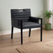 Aimee - Dining Arm Chair - Black Legs