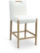Aimee - Counter Stool - Light Brown Legs