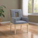 Gwendolyn - Dining Arm Chair With Natural Frame