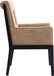 Gwendolyn - Dining Arm Chair With Black Frame