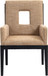 Gwendolyn - Dining Arm Chair With Black Frame