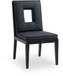 Gwendolyn - Faux Leather Dining Side Chair With Black Frame (Set of 2)