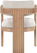 Sacha - Linen Dining Chair With Natural Base (Set of 2)