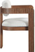 Sacha - Linen Dining Chair With Brown Base (Set of 2)