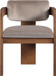 Sacha - Velvet Dining Chair With Brown Base (Set of 2)