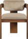 Sacha - Velvet Dining Chair With Brown Base (Set of 2)