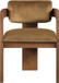Sacha - Velvet Dining Chair With Brown Base (Set of 2)