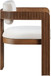 Sacha - Velvet Dining Chair With Brown Base (Set of 2)