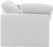 Indulge - Linen Corner Chair - White