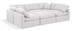 Indulge - Linen 6 Piece Modular Sectional - White